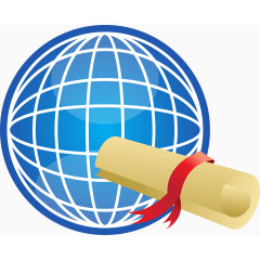 简约网络主题矢量图