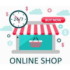 在线购物宣传海报