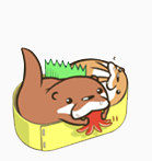 水獭卡通表情包