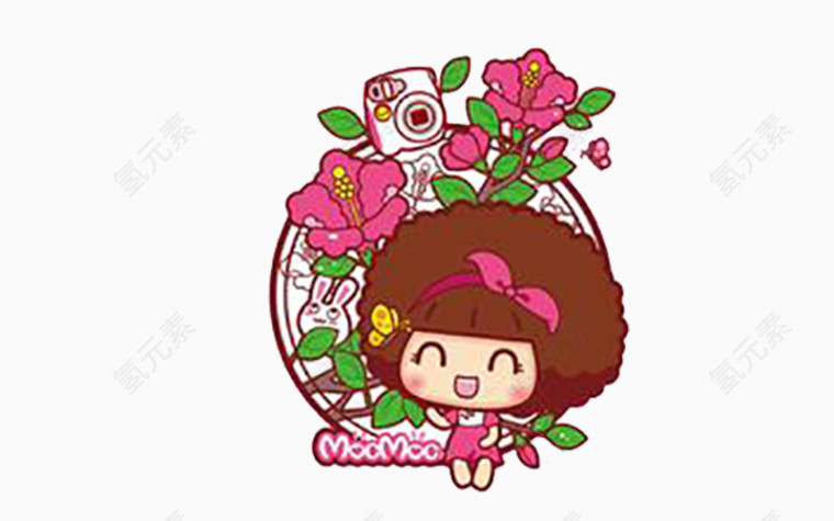 花丛中的的精灵