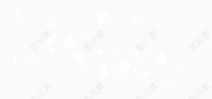 唯美精美卡通漂浮爱心