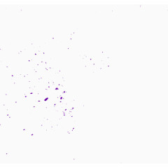 紫色清新礼花漂浮素材