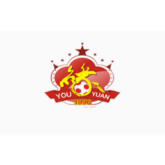 红色皇冠足球徽章