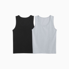 MUJI男式基础打底背心