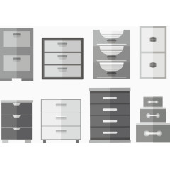 矢量图柜子