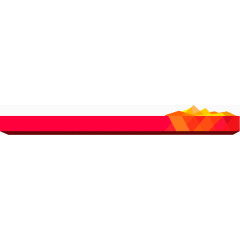 红色立体导航边框