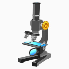 显微镜矢量素材