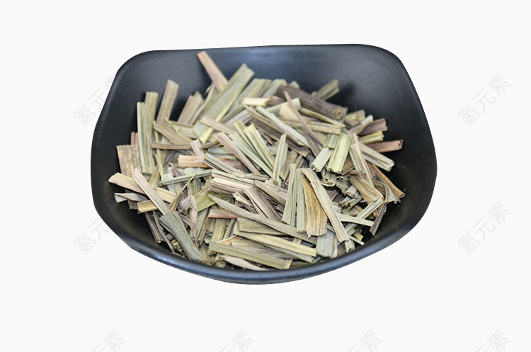 碟子里的香茅草免抠素材