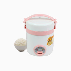 粉色迷你电饭煲