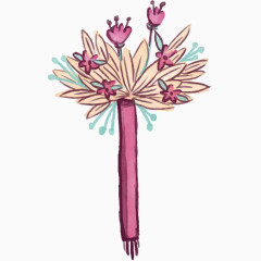 矢量艺术植物鲜花