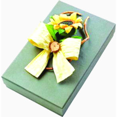 蓝色方形礼品盒