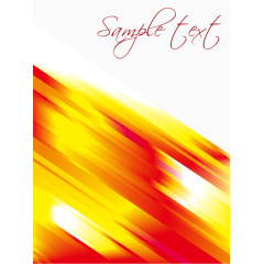 矢量橙色线条边框