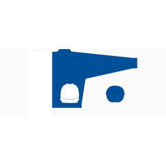 矢量扁平服装套装蓝色折叠工装