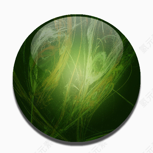 个性花纹圆形图标下载