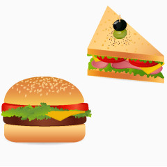 汉堡包素材