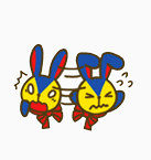 魔术女孩与兔子卡通表情包