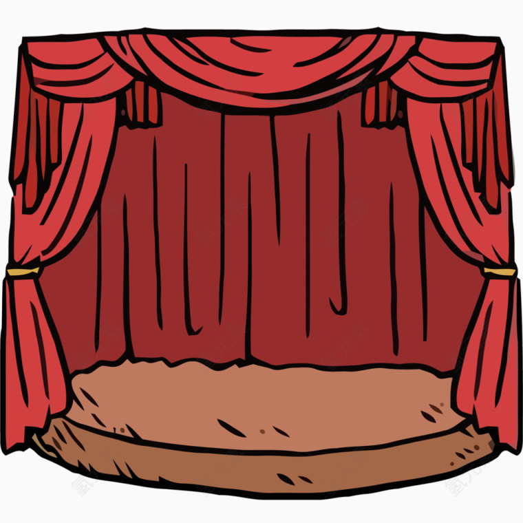 矢量舞台剧舞台素材