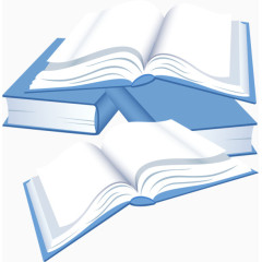 厚厚的书本PNG素材