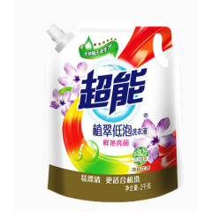 超能双离子玫瑰花香洗衣液