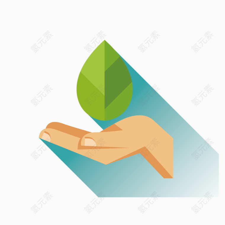 手捧树叶矢量时时彩