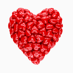 小爱心拼成大爱心