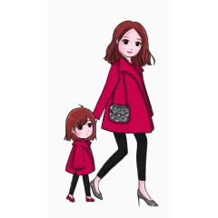 亲子运动去逛街图片素材