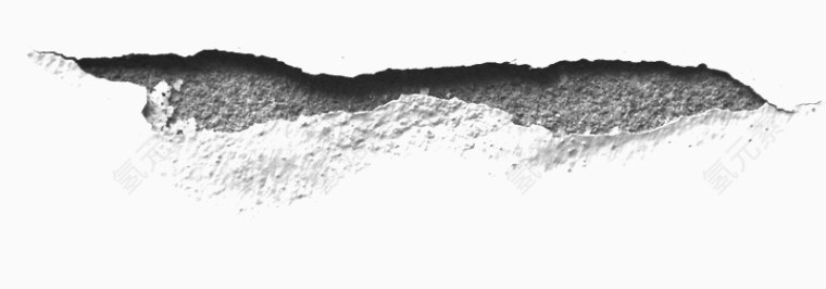 墙壁剥落龟裂的痕迹