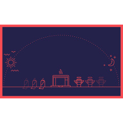 深蓝色ppt背景图