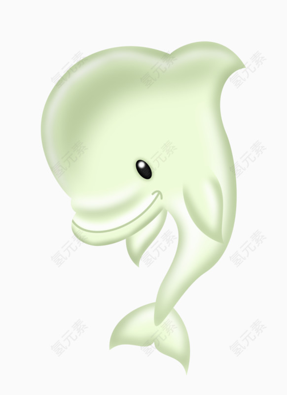 手绘海豚