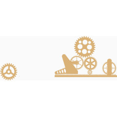 齿轮造型时间差倒计时