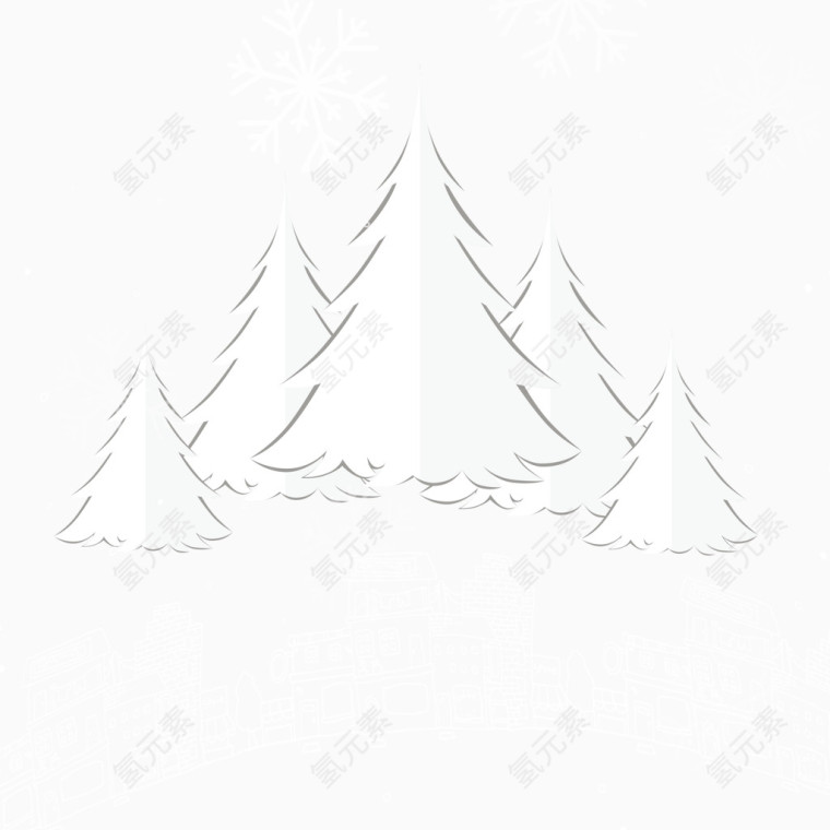 冬天雪景