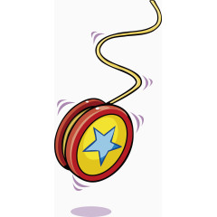 矢量卡通溜溜球