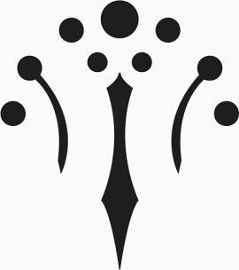 角花底纹花型对称平面图形