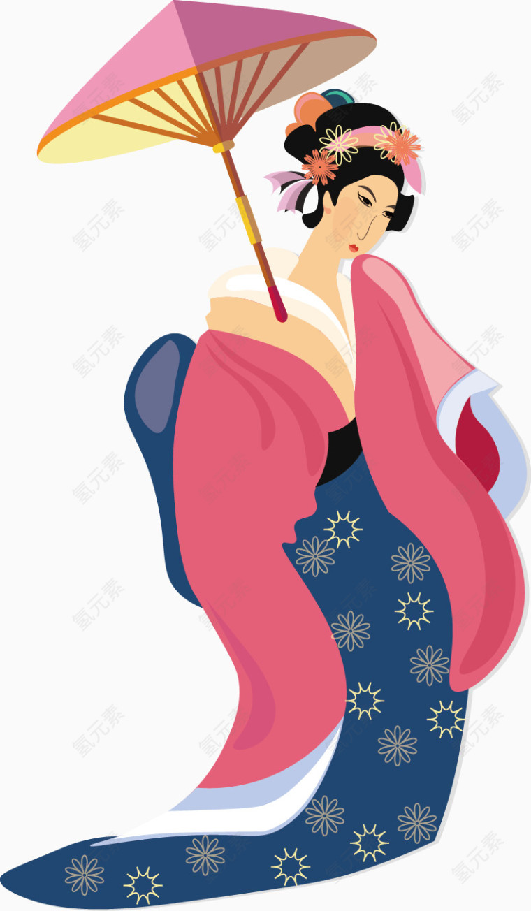 和服女人