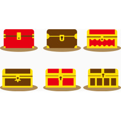 矢量图几个箱子