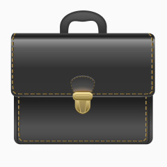 黑色皮质男士提包公文包