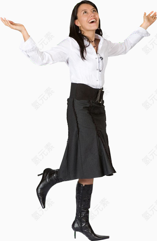 白衣服女性