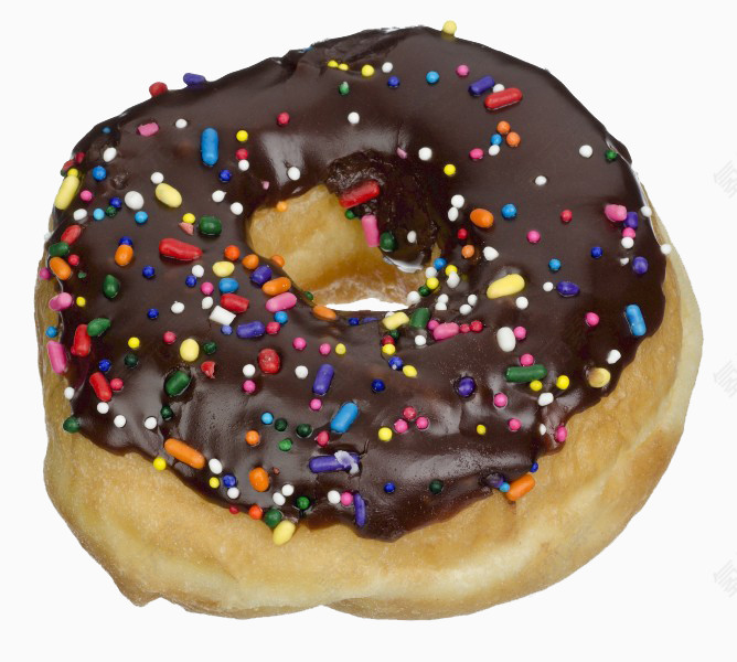 巧克力酱甜甜圈