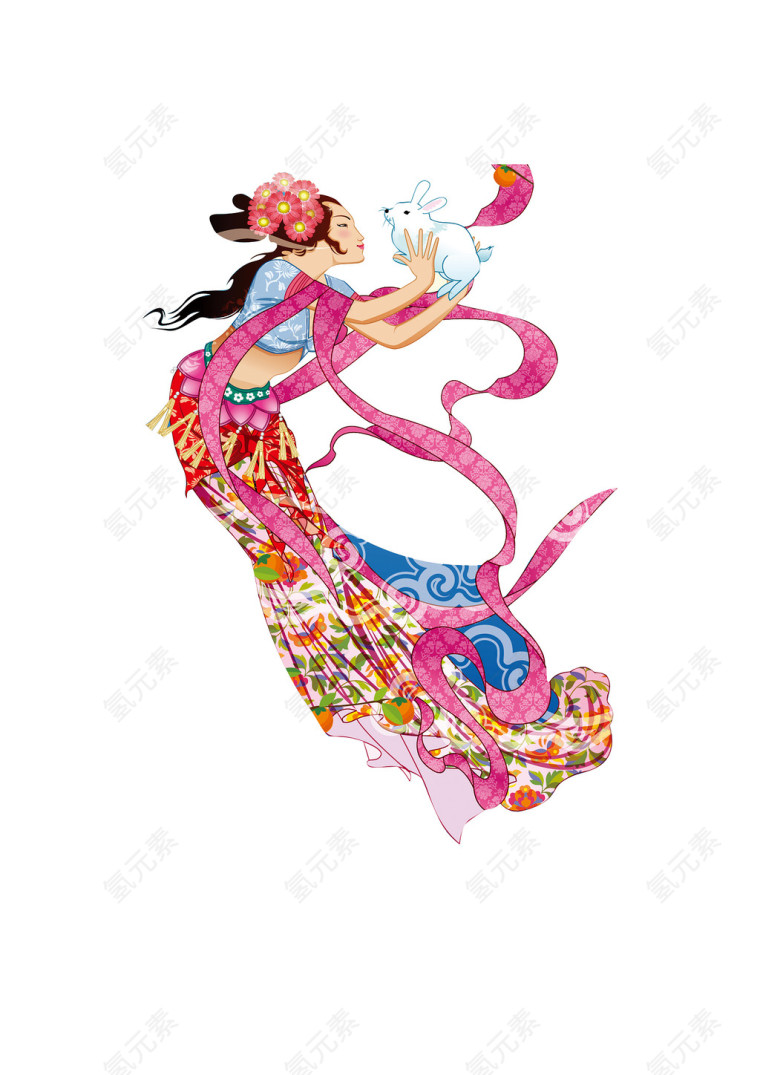 嫦娥玉兔月亮