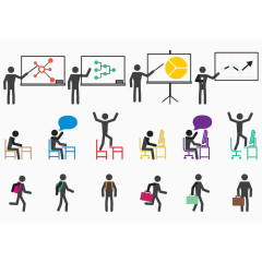 矢量小人日常工作合集