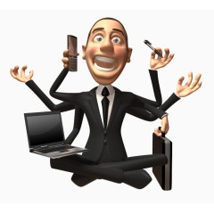 3D千手模型小人