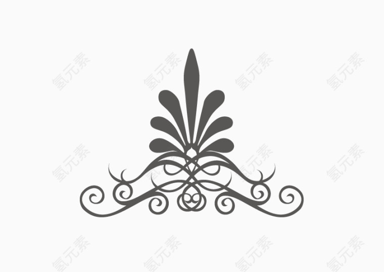 优美花纹图案