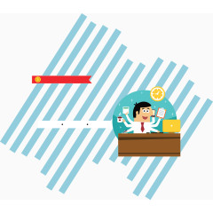 卡通职场商务模板