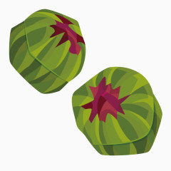 绿色的水果糖包装