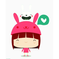 可爱小兔子卡通