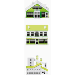 卡通手绘建筑物