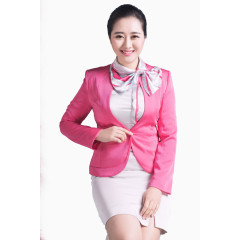 微笑服务空姐素材