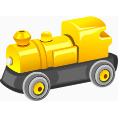 矢量儿童玩具车