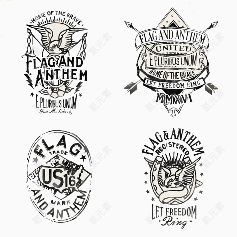 创意手绘标签设计