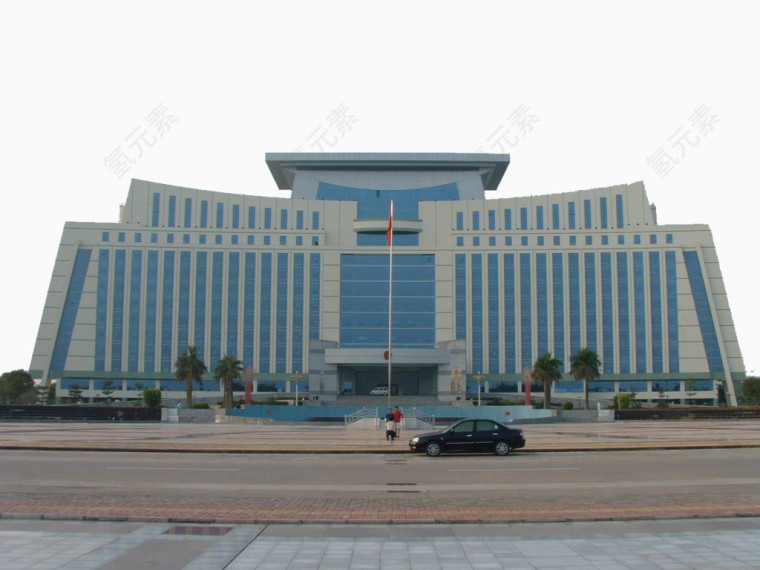 蓝色行政大楼